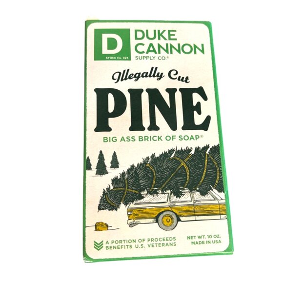 Duke Cannon Illegally Cut Pine Big Ass Brick of Soap 10oz USA Made NEW IN BOX - Picture 5 of 5